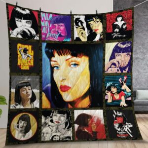 Pulp Fiction Quilt Gift For Christmas Birthday Thanksgiving Version 2