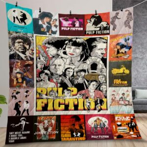 Pulp Fiction Quilt Gift For Christmas Birthday Thanksgiving Version 3