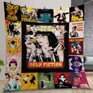 Pulp Fiction Quilt Gift For Christmas Birthday Thanksgiving Version 4