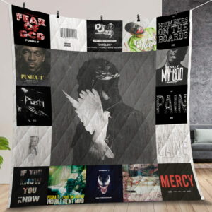 Pusha T Albums Quilt Gift For Fans Christmas Black Friday