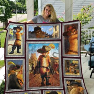 Puss In Boots Quilt Gift Ideas For Fans on Christmas