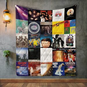 Queen Album Covers Quilt Gift For Fans Christmas Black Friday Black Friday
