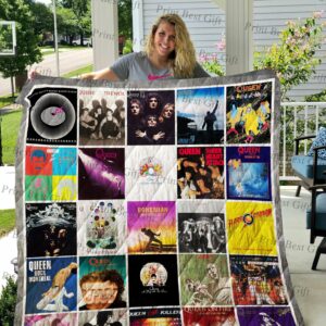 Queen Albums Cover Poster Quilt Gift For Family On Christmas Black Friday Cyber Monday