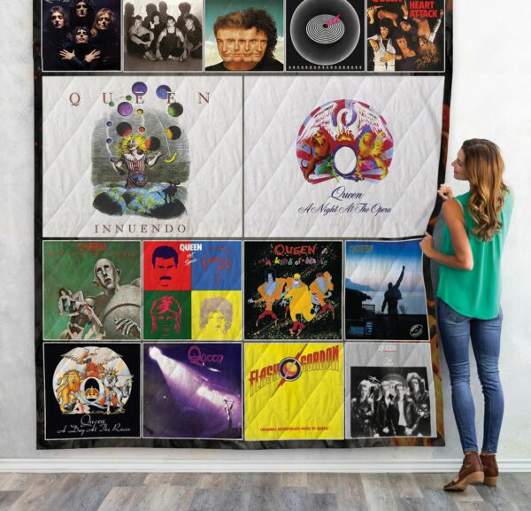 Queen Band Update Quilt Gift For Christmas Black Friday Thanksgiving