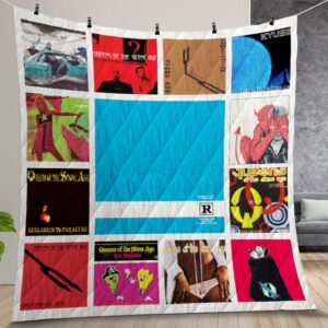 Queens Of The Stone Age Albums Quilt Gift For Christmas Birthday Halloween