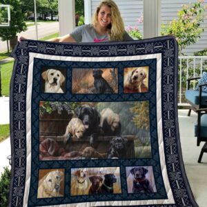 Qui37001 Labrador Retriever Quilt Gift For Fans Christmas Black Friday Black Friday