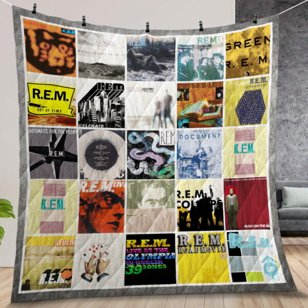 REM Poster Quilt Gift For Christmas Birthday Halloween
