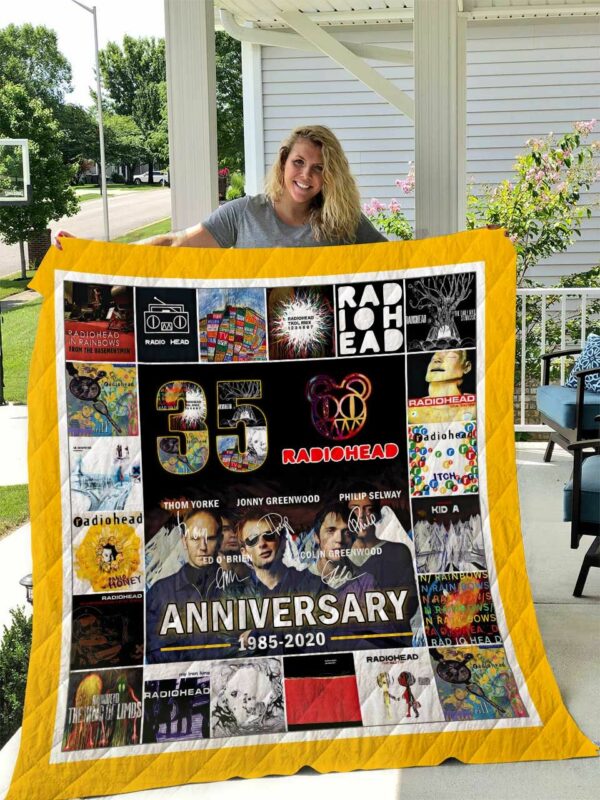 Radiohead 35 Years Quilt Gift For Fans Christmas Black Friday Black Friday