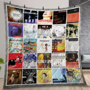 Radiohead Albums Cover Poster Quilt Gift For Christmas Birthday Thanksgiving