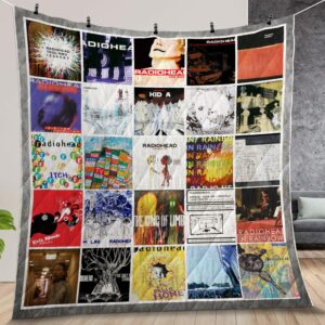 Radiohead Albums Cover Poster Quilt Gift For Fans Christmas Black Friday