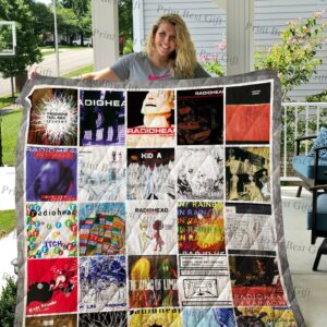 Radiohead Albums Cover Poster Quilt Gift Ideas For Fans on Christmas