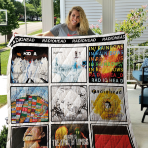 Radiohead Albums Quilt Gift For Christmas Black Friday Thanksgiving