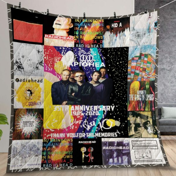 Radiohead Quilt Gift For Christmas Birthday Thanksgiving