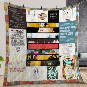 Radiohead Song Lyric Quilt Gift Ideas For Fans