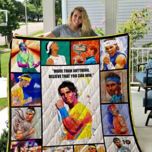Rafael Nadal Quilt Gift For Christmas Black Friday Thanksgiving