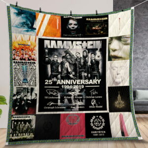 Rammstein Anniversary Quilt Gift For Christmas Black Friday Thanksgiving