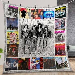 Ramones Albums Cover Poster Quilt Gift For Christmas Birthday Halloween