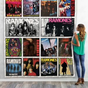 Ramones Albums Quilt Gift Ideas For Fans on Christmas