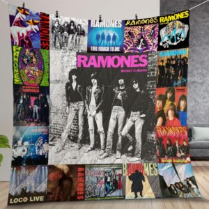 Ramones Quilt Gift For Christmas Birthday Thanksgiving Version 3