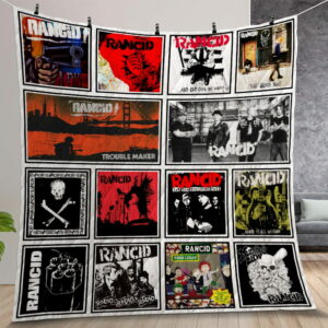 Rancid Album Covers Quilt Gift For Christmas Birthday Thanksgiving