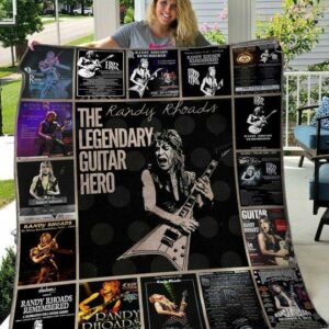 Randy Rhoads Quilt Gift Ideas For Fans on Christmas