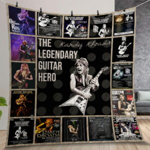 Randy Rhoads V1 Quilt Gift For Christmas Birthday Thanksgiving