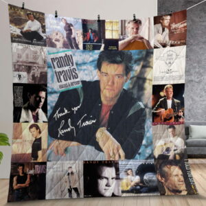 Randy Travis Albums Quilt Gift For Christmas Birthday Halloween