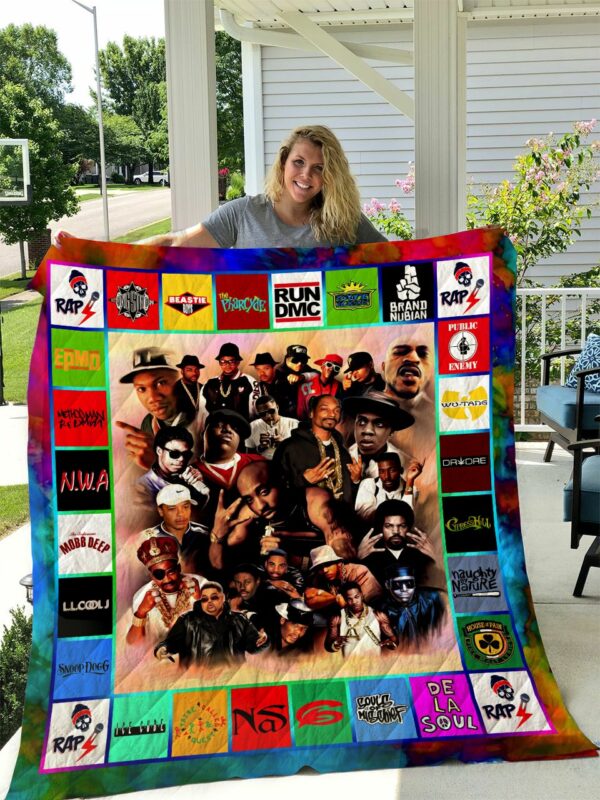 Rapper Legends Quilt Gift For Christmas Black Friday Thanksgiving