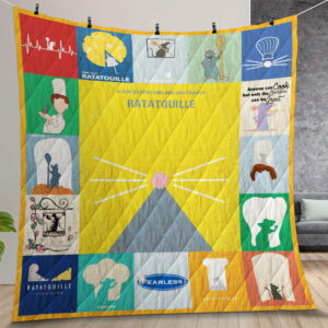 Ratatouille Quilt Gift For Christmas Birthday Halloween