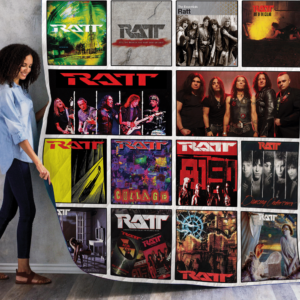 Ratt Album Covers Quilt Gift For Christmas Black Friday Thanksgiving