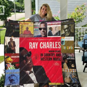 Ray Charles Albums Quilt Gift Ideas For Fans on Christmas