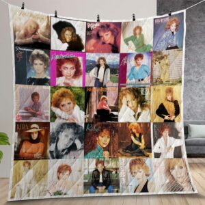 Reba Mcentire 2 Album Covers Quilt Gift For Christmas Birthday Thanksgiving
