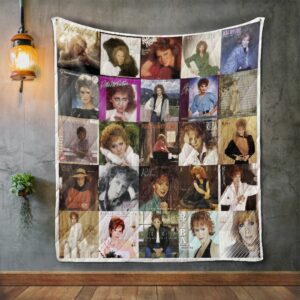 Reba Mcentire 2 Album Covers Quilt Gift For Christmas Black Friday Thanksgiving