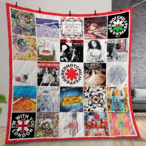 Red Hot Chili Peppers Albums Cover Poster Quilt Gift For Christmas Birthday Thanksgiving 1
