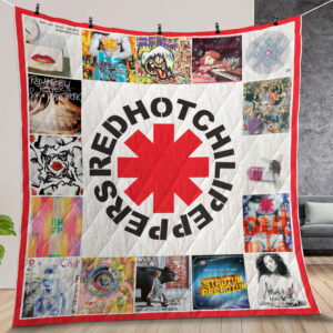 Red Hot Chili Peppers Albums Cover Poster Quilt Gift For Fans Christmas Black Friday