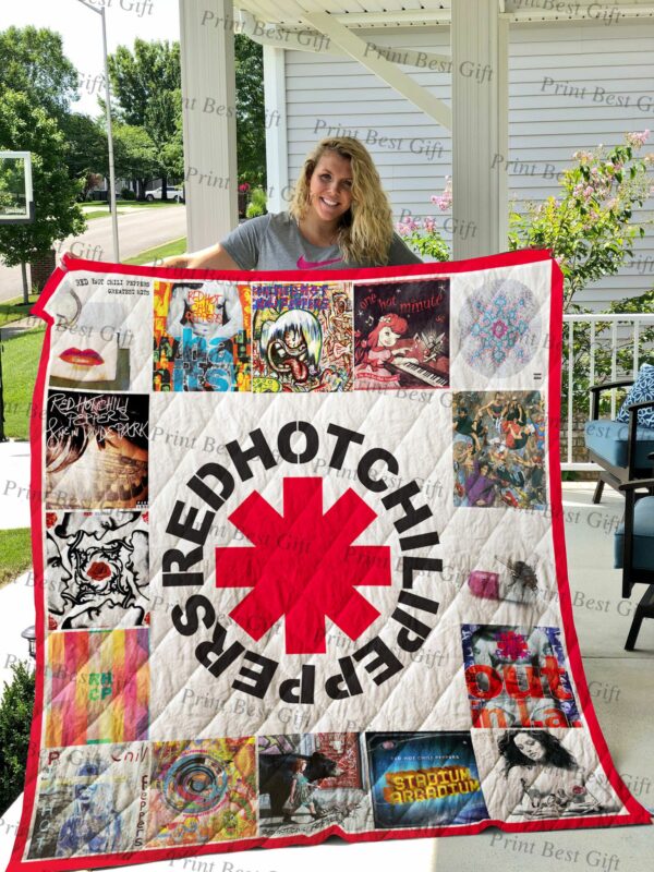 Red Hot Chili Peppers Albums Cover Poster Quilt Gift For Fans Christmas Black Friday Black Friday