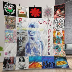 Red Hot Chili Peppers Albums Quilt Gift For Christmas Birthday Thanksgiving