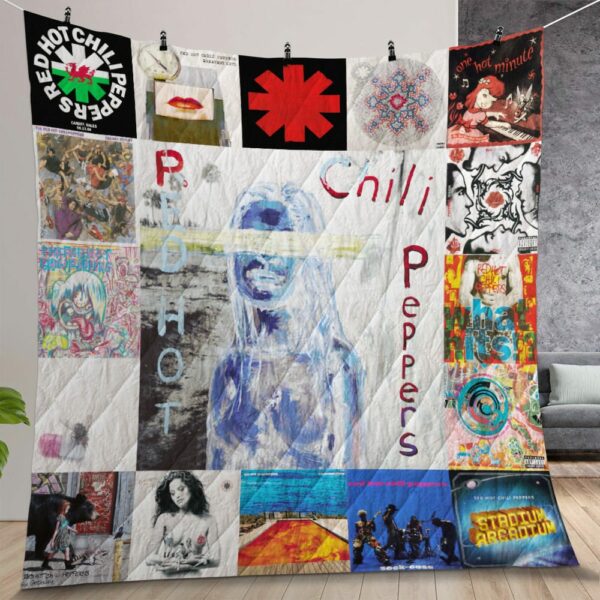 Red Hot Chili Peppers Albums Quilt Gift For Christmas Birthday Thanksgiving