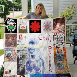 Red Hot Chili Peppers Albums Quilt Gift For Christmas Black Friday Thanksgiving