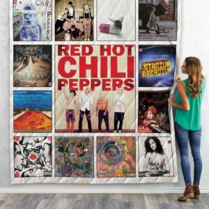 Red Hot Chili Peppers Albums Quilt Gift Ideas For Fans on Christmas