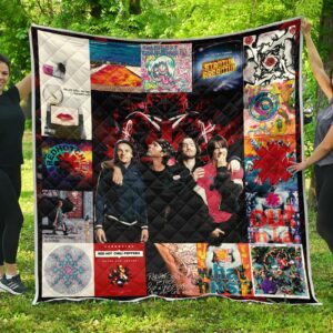 Red Hot Chili Peppers Anniversary Quilt Gift For Family On Christmas Black Friday Cyber Monday