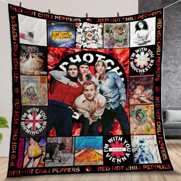 Red Hot Chili Peppers Rock Band Quilt Gift Ideas For Fans