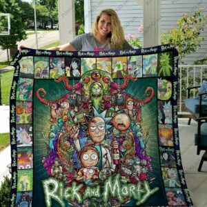 Rick And Morty Gift Quilt Gift For Christmas Black Friday Thanksgiving