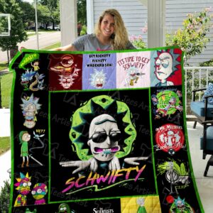 Rick And Morty Quilt Gift For Family On Christmas Black Friday Cyber Monday