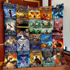 Rick Riordan Books Quilt Gift For Fans Christmas Black Friday Black Friday