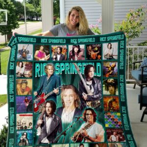 Rick Springfield Gifts Birthday Christmas Music Gifts Quilt Gift Ideas For Fans on Christmas