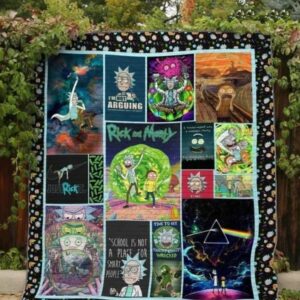 Rick amp Morty Quilt Gift For Christmas Black Friday Thanksgiving