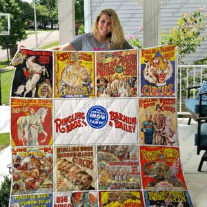 Ringling Bros And Barnum Amp Bailey Circus Quilt Gift Ideas For Fans on Christmas