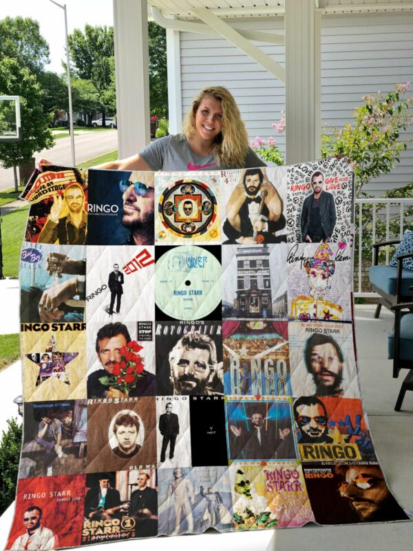 Ringo Starr Albums Quilt Gift For Christmas Black Friday Thanksgiving