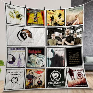Rise Against Album Covers Quilt Gift For Christmas Birthday Halloween
